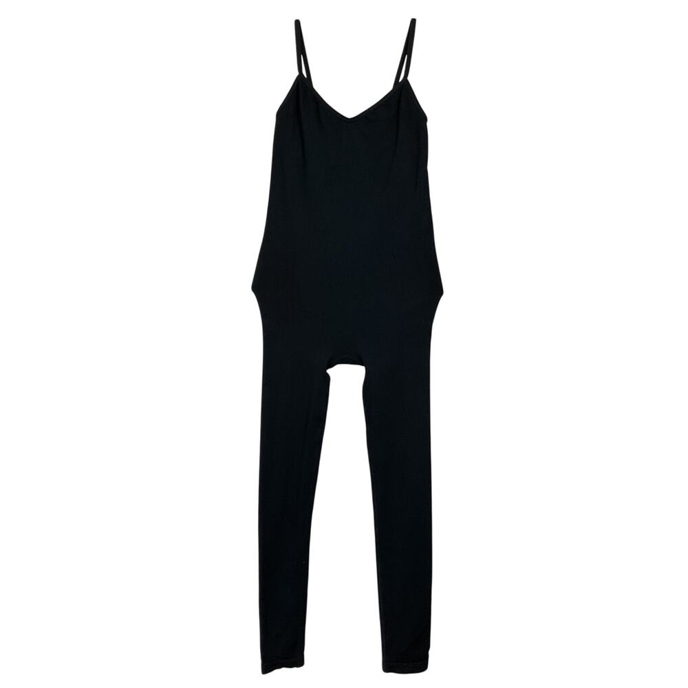 Hatch Ribbed Black Body Unitard Size XS - Picture 2 of 4